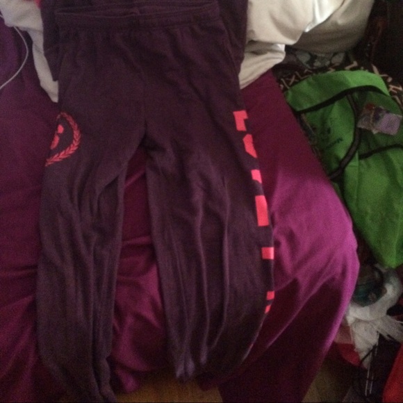 Pink Sweatsuit half zip!! SOLD - Picture 4 of 4