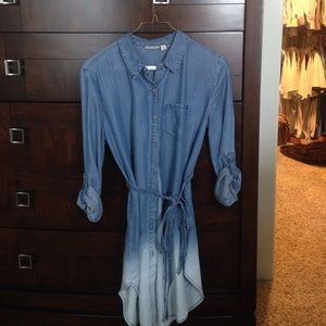 Anthropologie Chambray Tunic