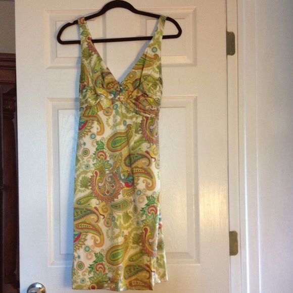 David Meister paisley dress