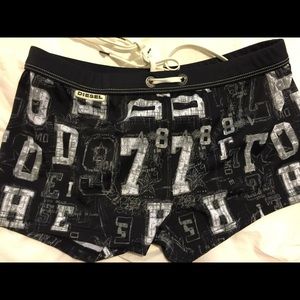 Diesel trunk bathing suit