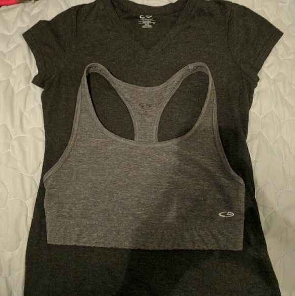 Champion bra and tee work out bundle! - Picture 2 of 3