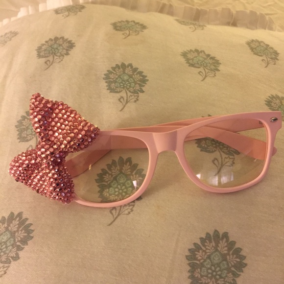 Hello kitty pink personality glasses