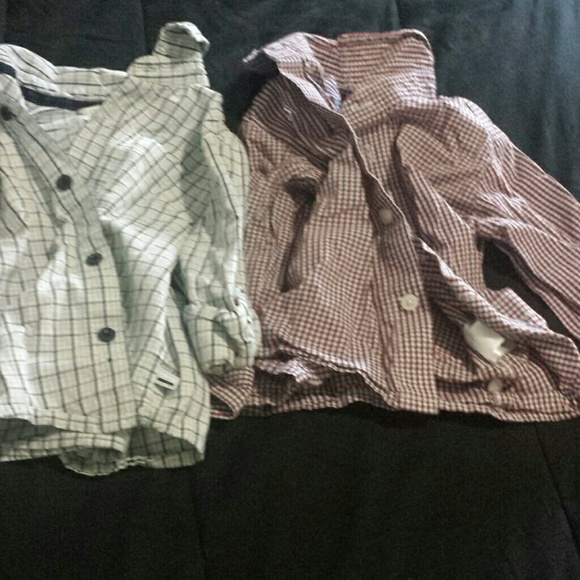 1 hoodie 2 button ups - Picture 2 of 3