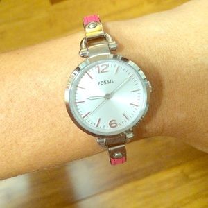 Fossil silver watch