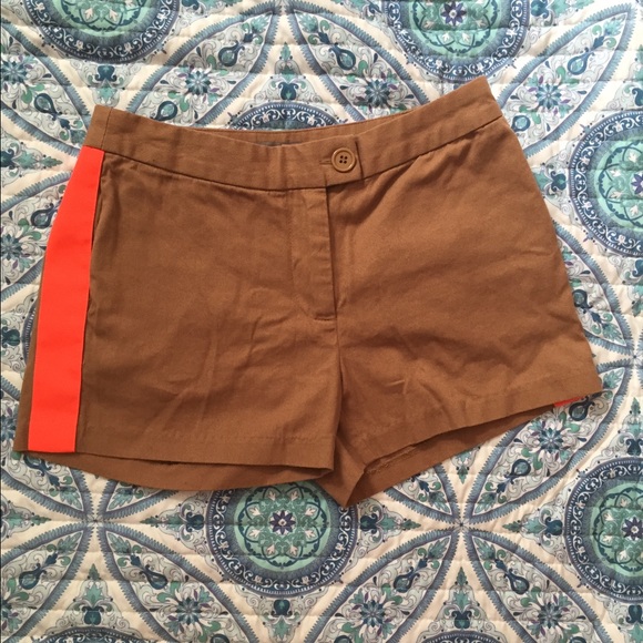 Tan and Neon Shorts🎉 - Picture 1 of 3