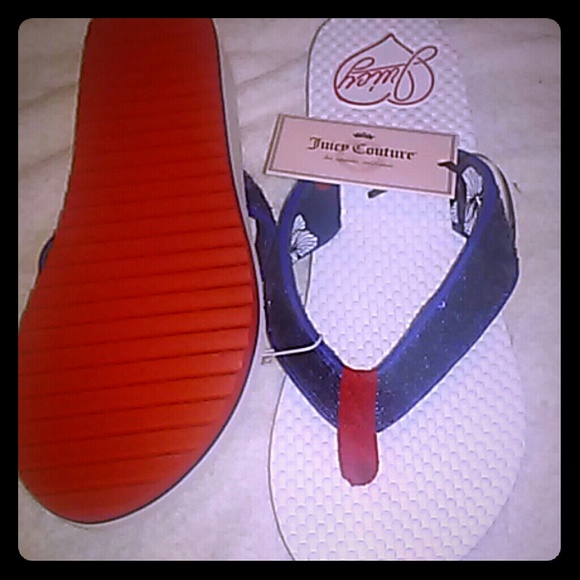 NWT Juicy Coutoure Flip Flops