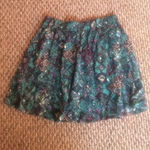 Forever 21 printed skirt!