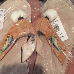 Guy Harvey flip flops size 11 never worn mens