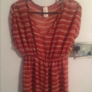 Amber striped Cover up Dress size Small