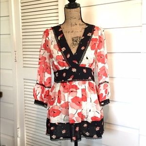 Anthropologie Fei Silk Top