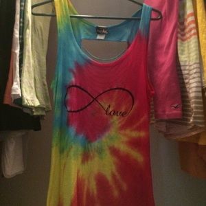 Tye dyed tank top