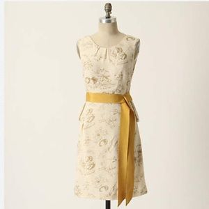 Anthropologie windowpane dress size 8