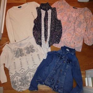 Small lot of shirts. All size small.