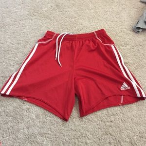 Red Adidas Sports Shorts