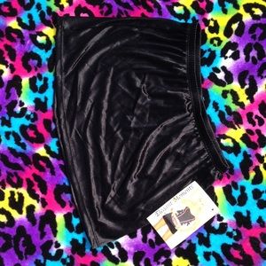 Silk mini lingerie skirt