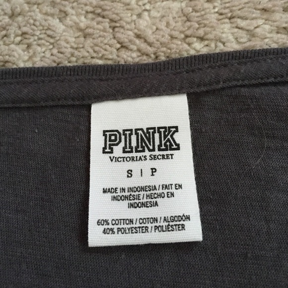 PINK gray comfy tee - Picture 2 of 2