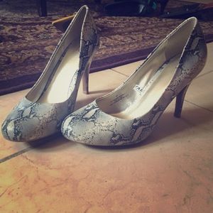 Snake Skin Heels