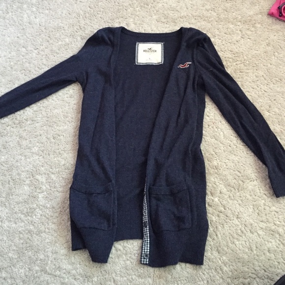 Navy Blue Hollister Sweater
