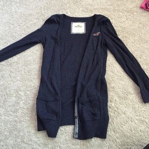 Navy Blue Hollister Sweater