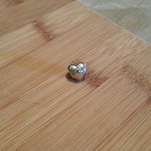 Pandora Heart With Pink Gem Charm