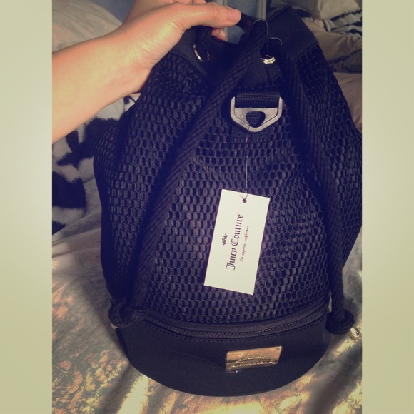Juicy Couture Black Mesh Bag - Picture 1 of 2
