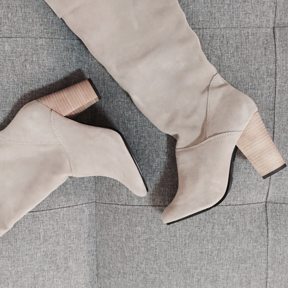 Kimchi Blue Thigh High Suede Boots NWOT