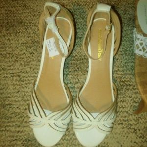 Small heel sandals size 12 never worn