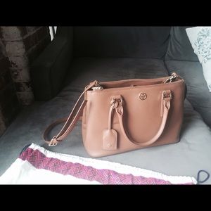 Tory Burch Robinson Mini Double Zip Tote