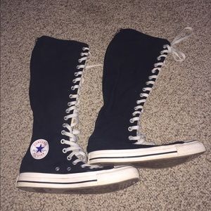 Knee high top converse