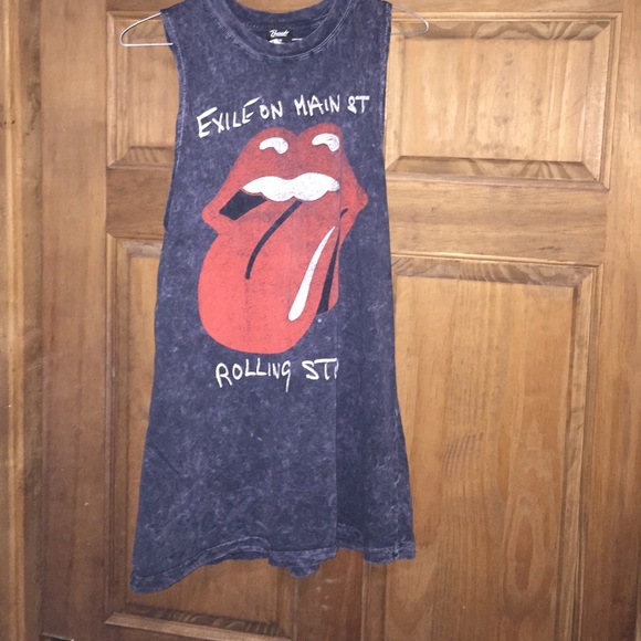 Rolling Stones long muscle tee