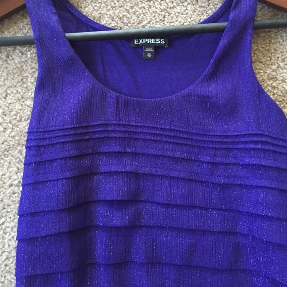 Purple Sleevless Top - Picture 2 of 3