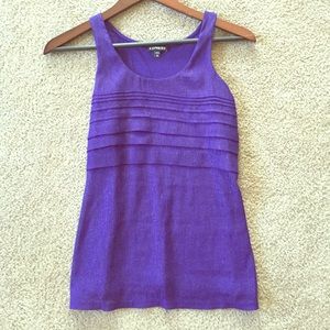 Purple Sleevless Top