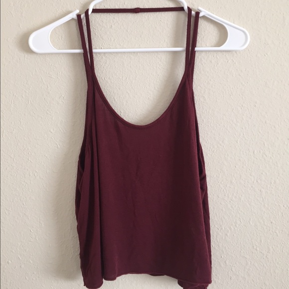 Brandy Melville Maroon Tank