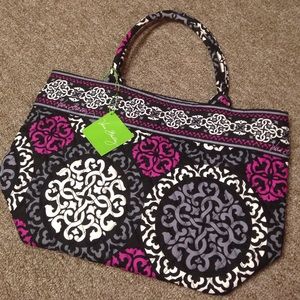 Vera Bradley Canterberry Magenta Holiday Tote