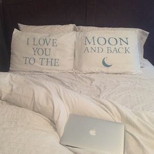 Cute Pillow Cases I love you to the moon & back