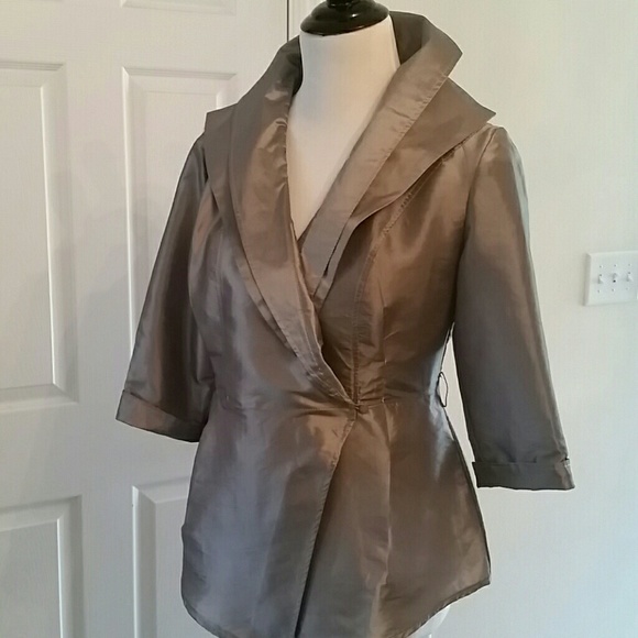 Silver blazer