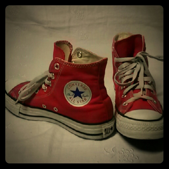 RED Converse High Tops !