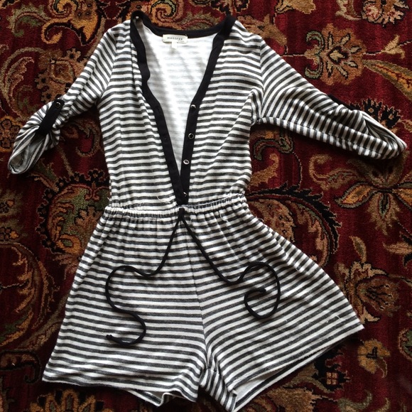 Black and White Romper