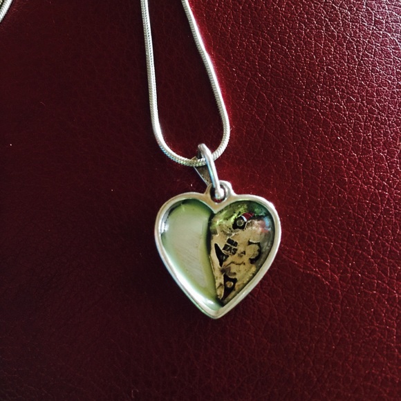 HALF MOTHER OF PEARL& HALF MARCASITE &ANTIQUE 925 - Picture 3 of 3