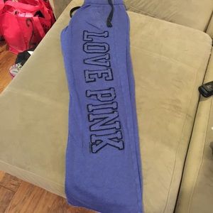 Blue Love Pink VS Sweatpants