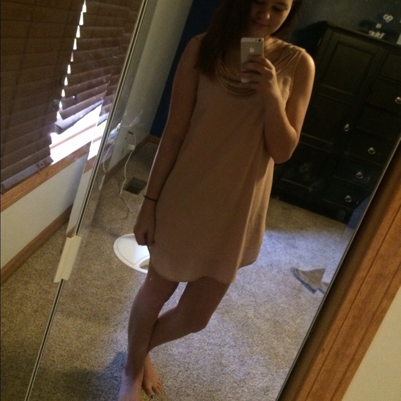 Peach dress