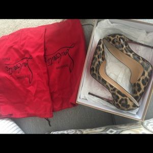 So Kate Christian Louboutin Patent Leopard SOLD