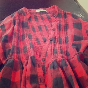 Plaid Button Up Shirt