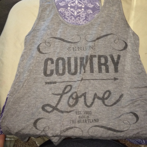 Grey tank top