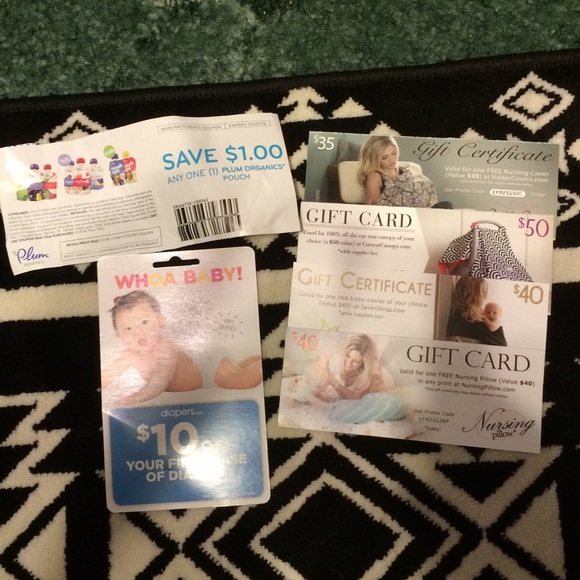 Various baby coupons
