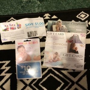 Various baby coupons