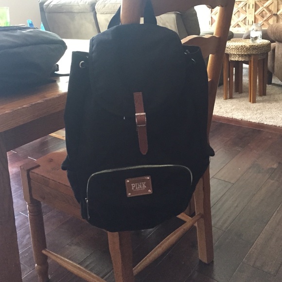 PINK black Canvas Bag