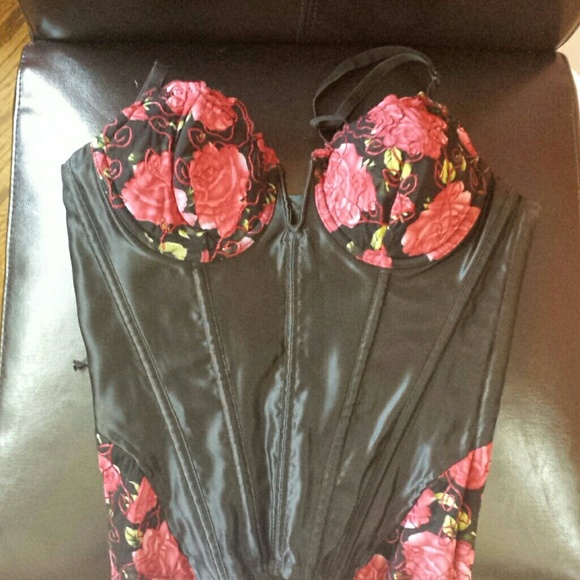 Floral corset size S - Picture 1 of 2