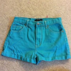 Aqua shorts