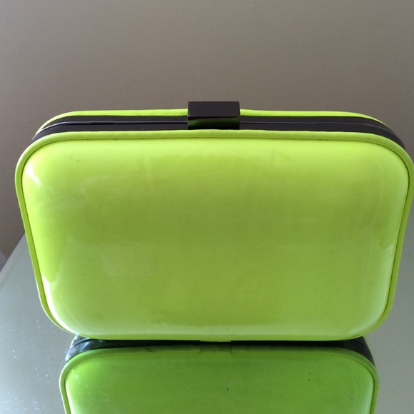 Neon Yellow Zara Clutch